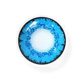 Lentilles de contact colorées bleu foncé Cosplay Genshin Impact Candace